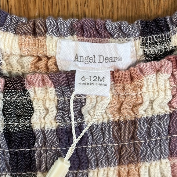 Angel Dear Plaid and Pink Tulle Dress - Picture 2 of 4